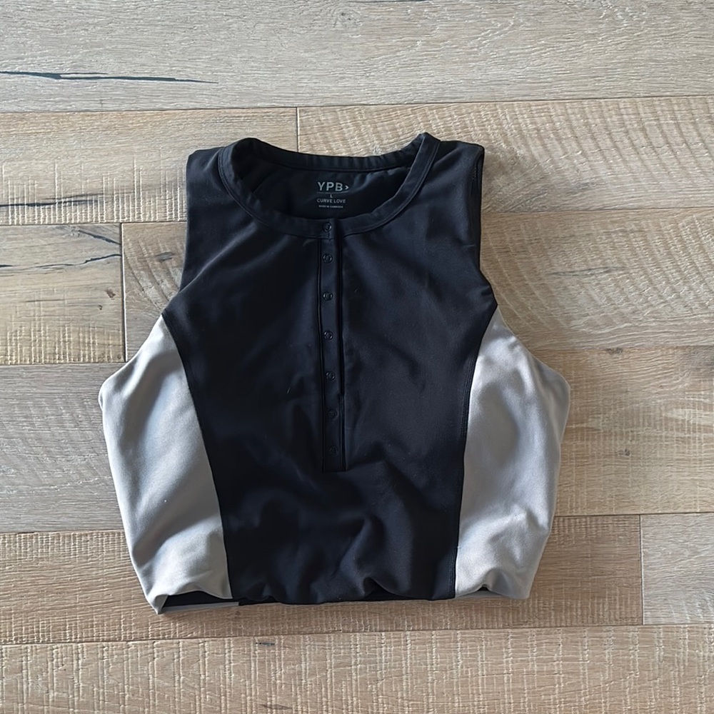 YPB A&F Cropped Workout Top